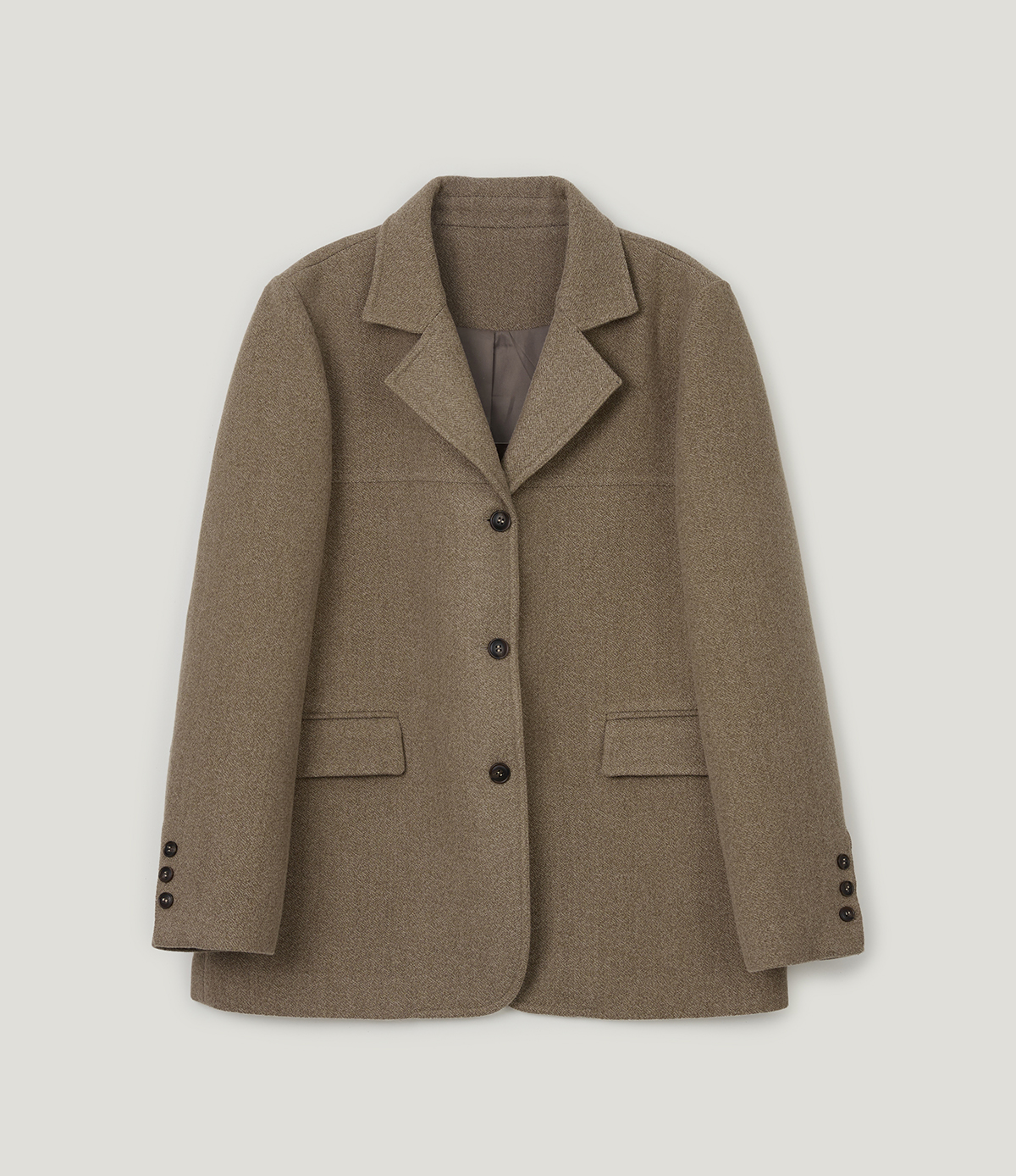 TWEE Denz classic oversized long sleeve jacket - Product detail view