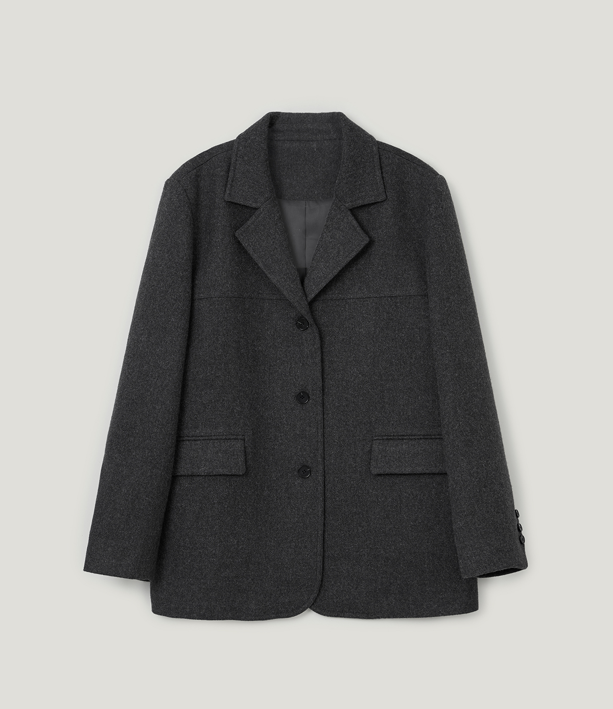 TWEE Denz classic oversized long sleeve jacket - Product detail view