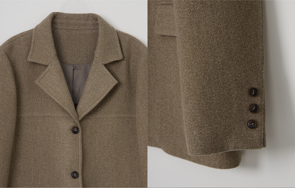 TWEE Denz classic oversized long sleeve jacket - Product detail view