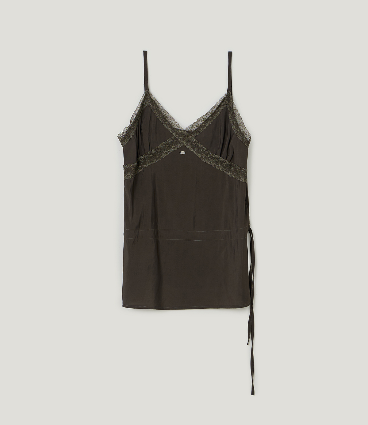 TWEE Benmu lace satin sleeveless blouse - Product detail view