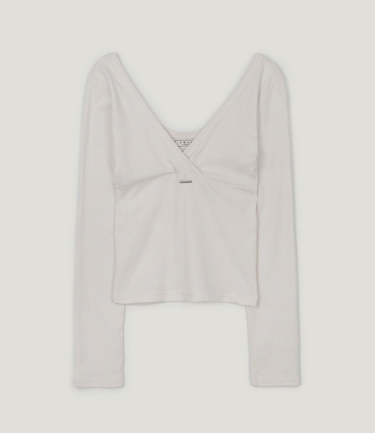 TWEE Relly wrap long sleeve T-shirt - Product detail view