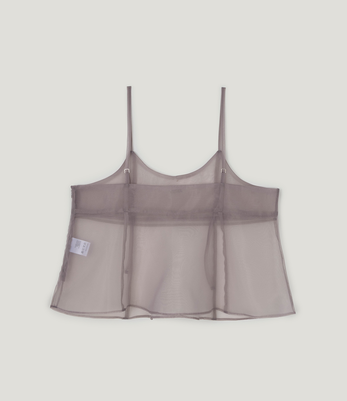 TWEE Beel pink see-through organza bustier - Product detail view