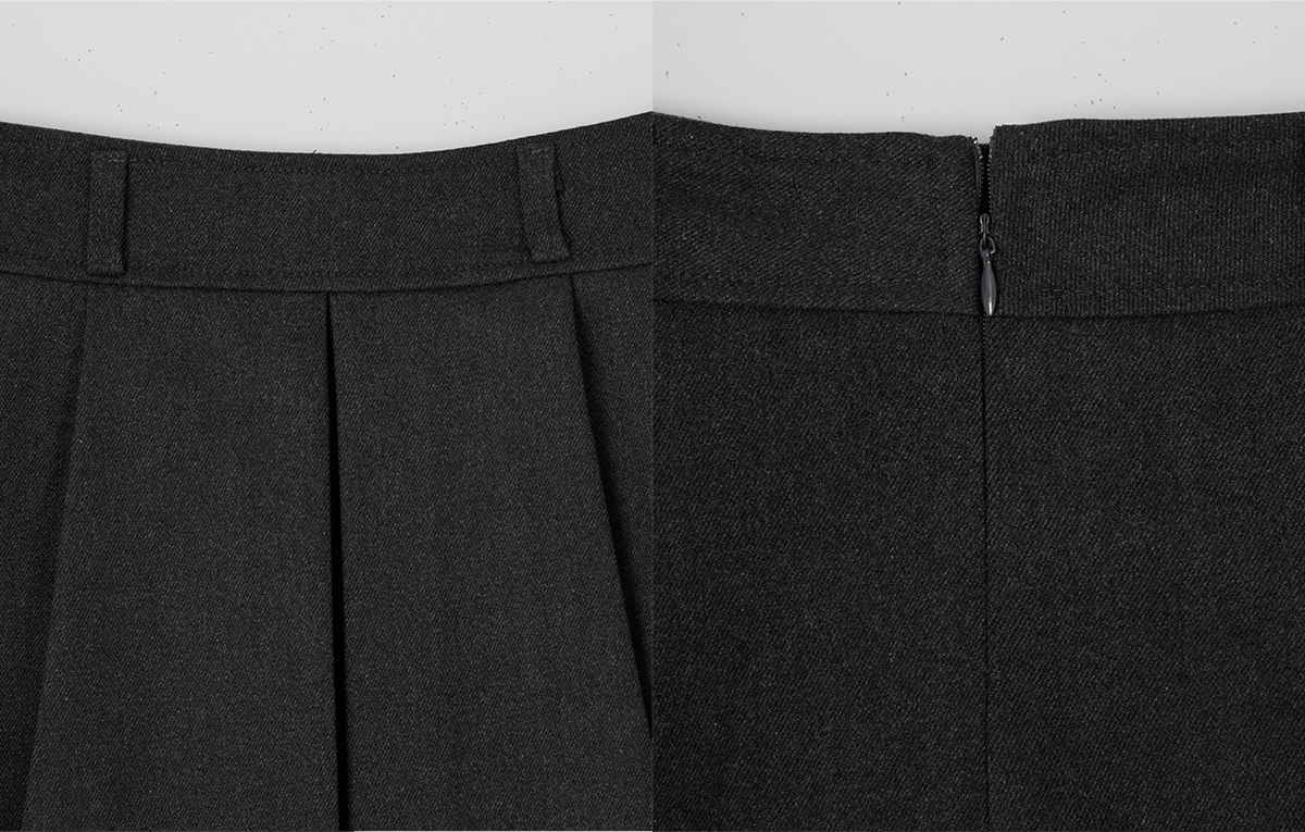 TWEE Enan textured pleated mini skirt - Product detail view