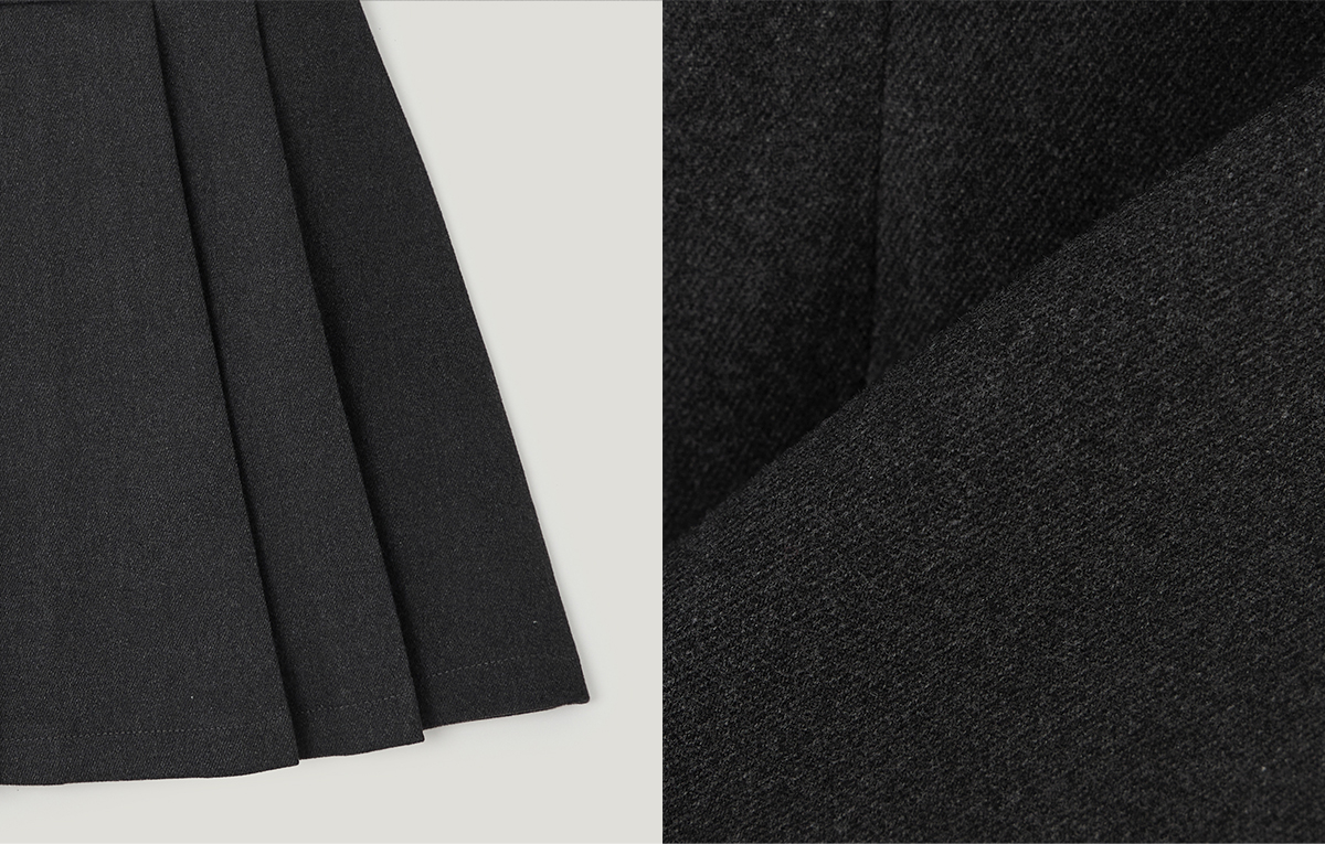 TWEE Enan textured pleated mini skirt - Product detail view