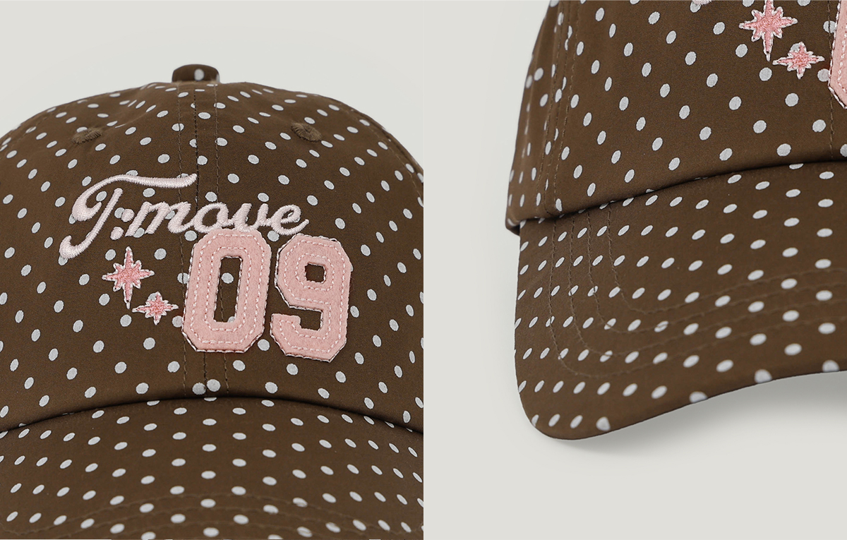 TWEE Teton dot move lettering ball cap - Product detail view