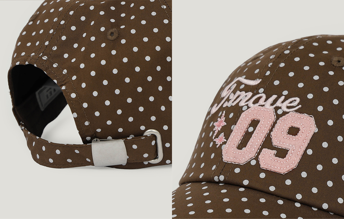 TWEE Teton dot move lettering ball cap - Product detail view