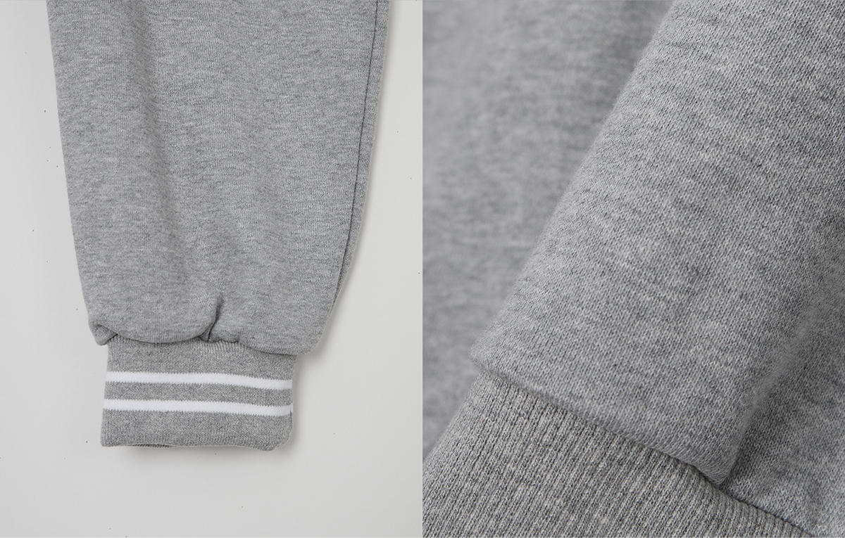 TWEE Perat archive V-neck contrast long sleeve sweatshirt - Product detail view