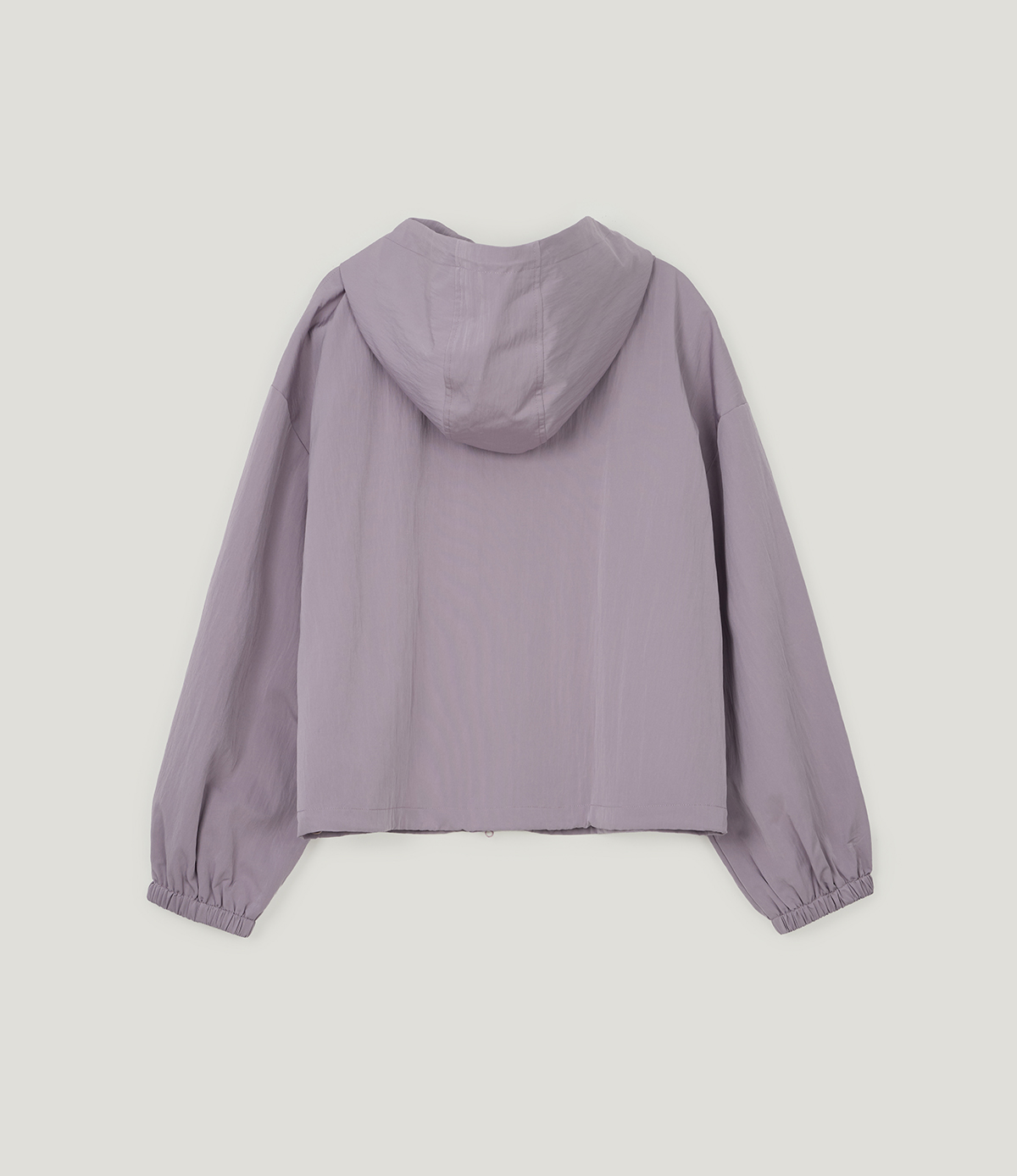 TWEE Bender frill nylon hood windbreaker jumper - Product detail view