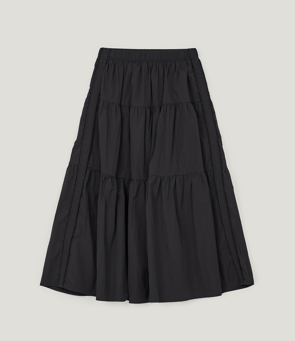 TWEE Jure lace nylon tiered long skirt - Product detail view