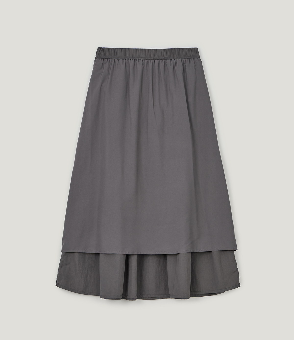 TWEE Jure lace nylon tiered long skirt - Product detail view