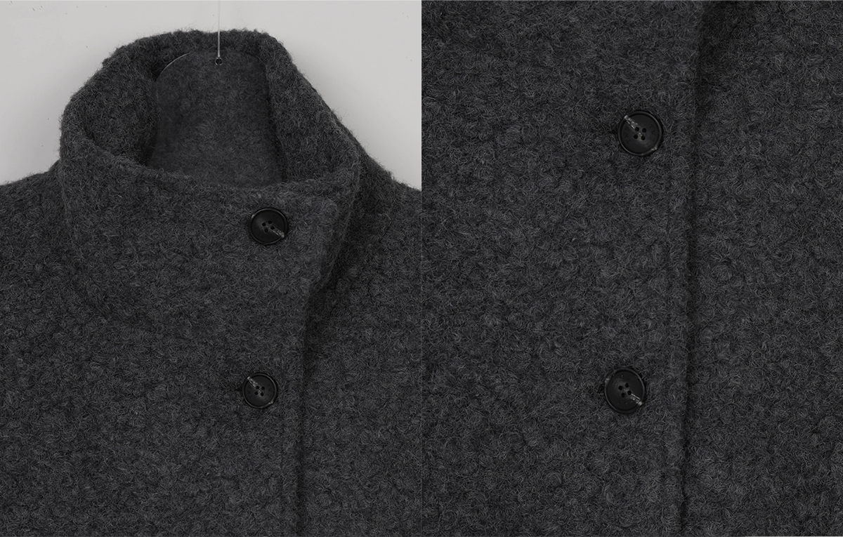 TWEE Obins boucle half coat (strap set) - Product detail view