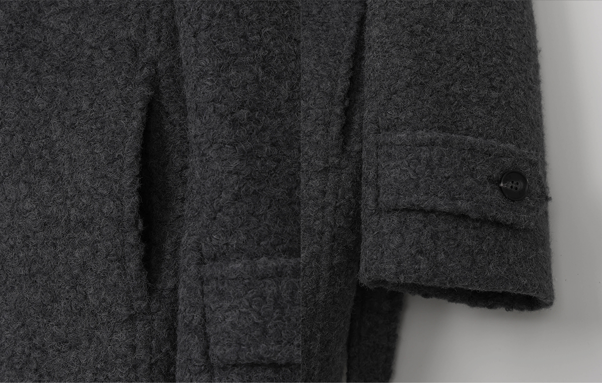 TWEE Obins boucle half coat (strap set) - Product detail view