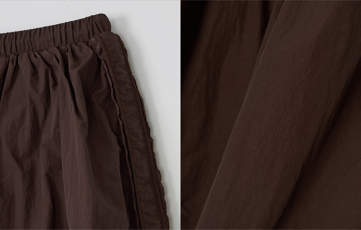 TWEE Colt nylon balloon banding mini skirt - Product detail view
