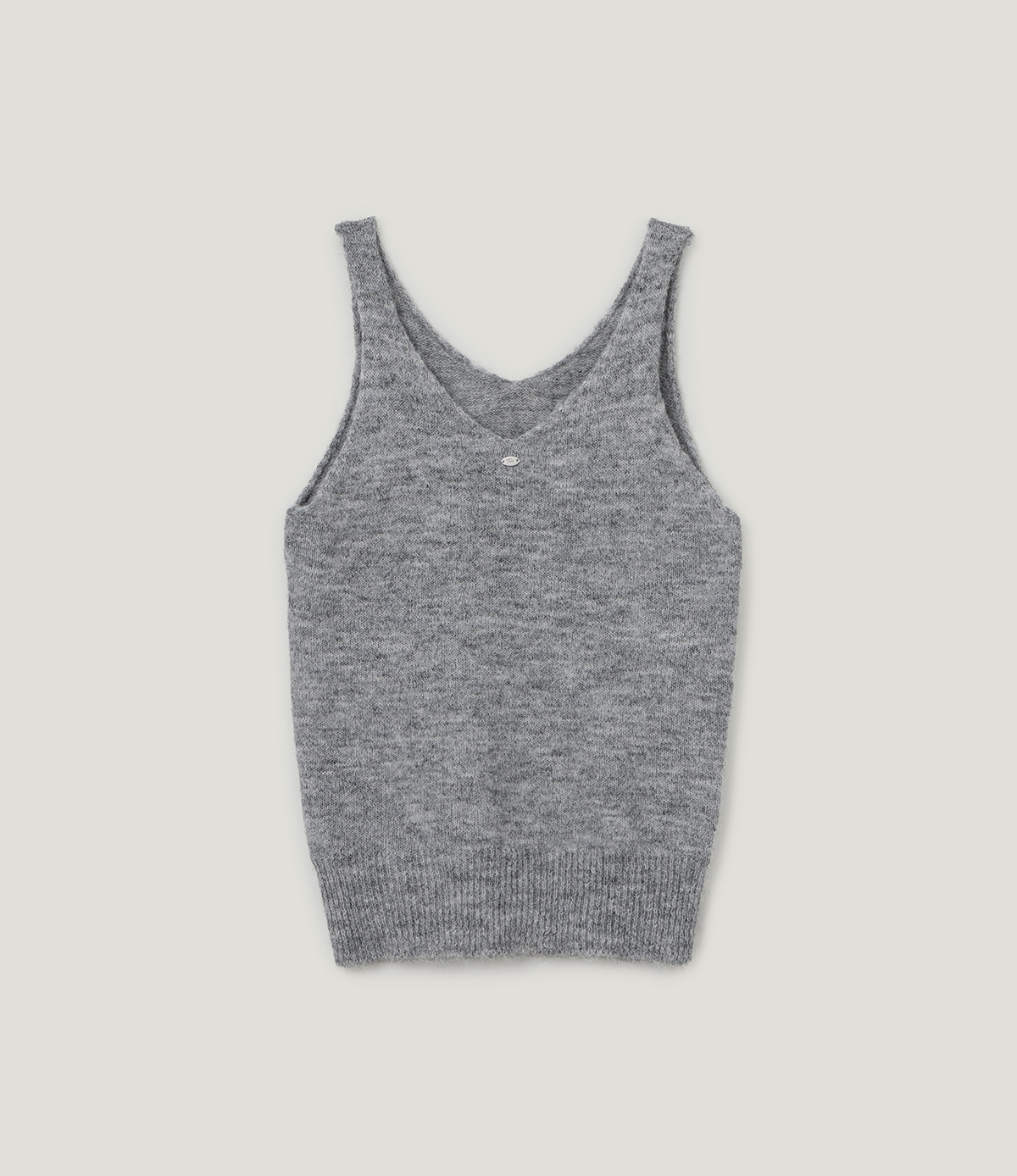 TWEE Runder button layered sleeveless cardigan set - Product detail view