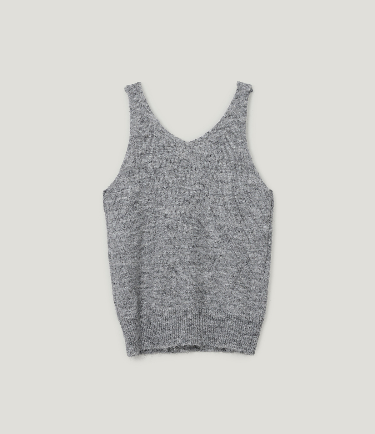 TWEE Runder button layered sleeveless cardigan set - Product detail view
