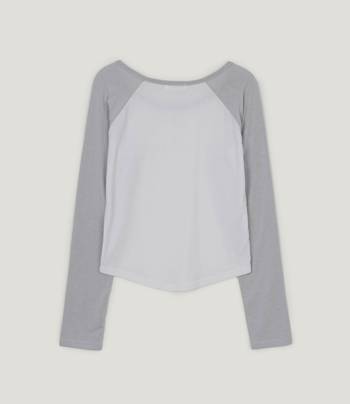 TWEE Rushi contrast raglan long sleeve T-shirt - Product detail view