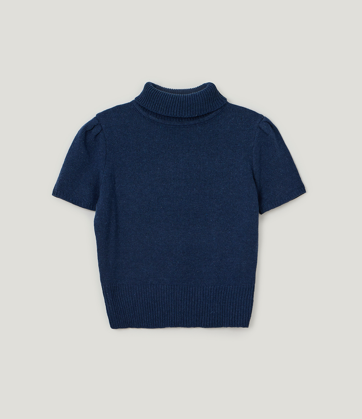 TWEE Det puff turtleneck short sleeve knit - Product detail view