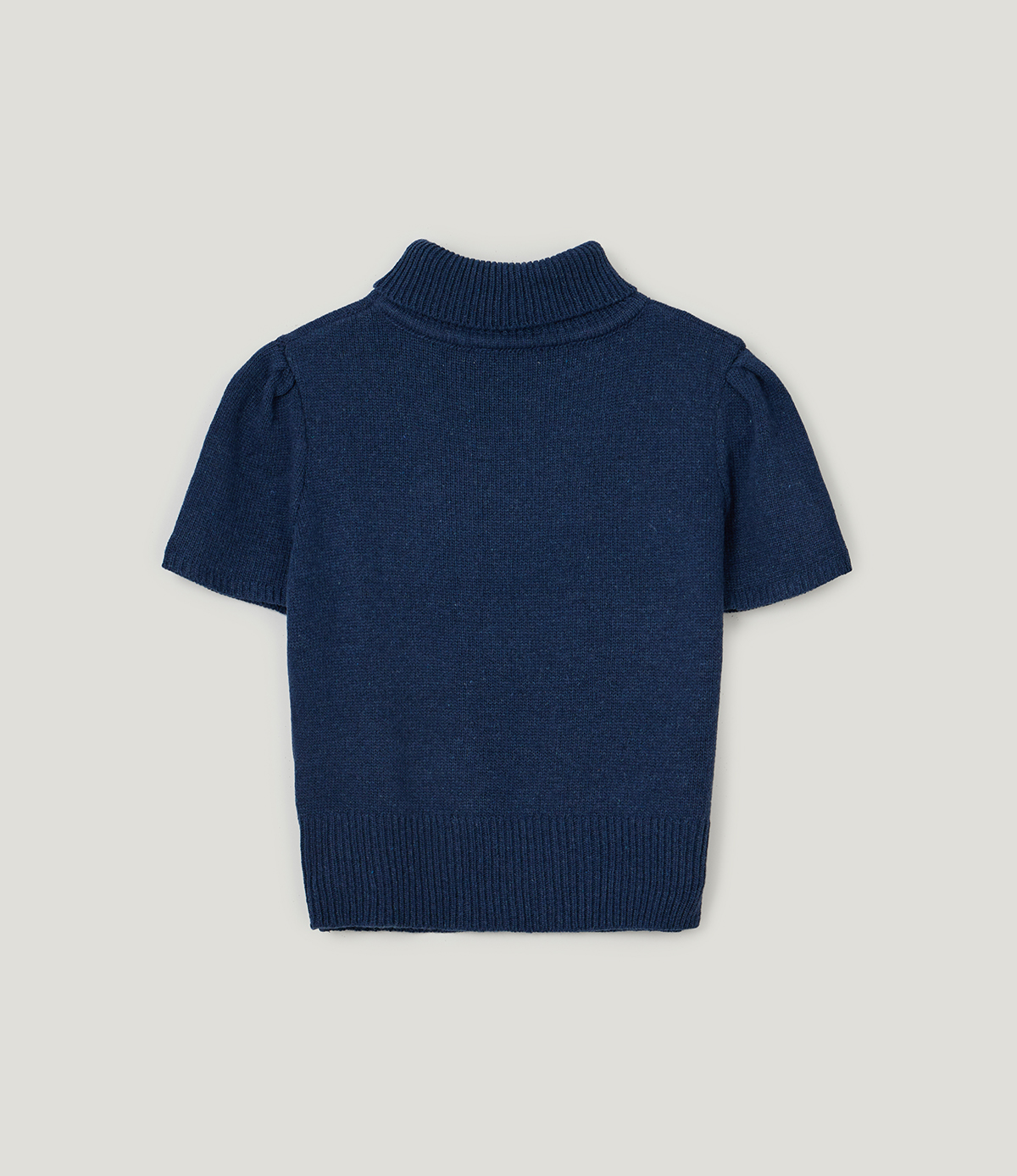 TWEE Det puff turtleneck short sleeve knit - Product detail view
