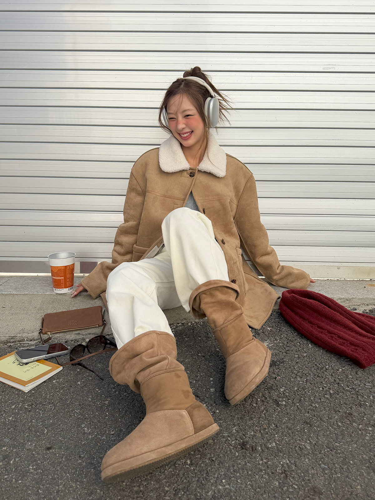 TWEE Pellit basic semi-wide long pants - Product information