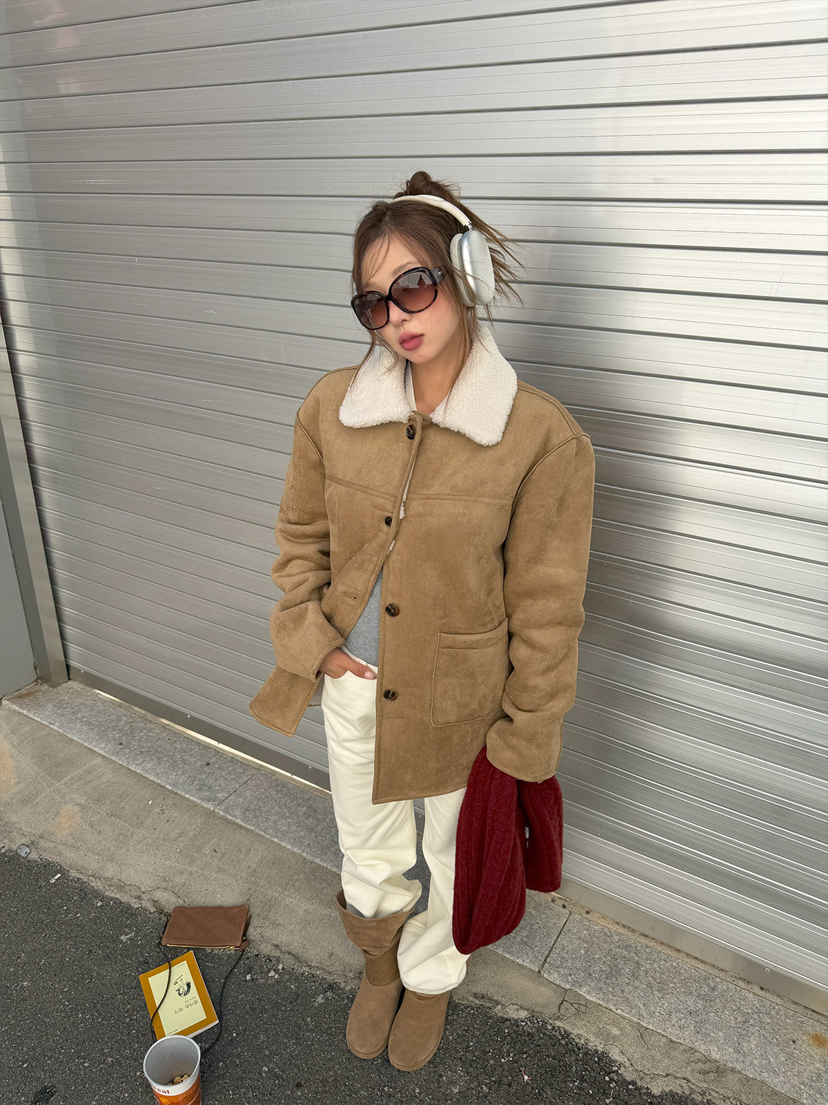 TWEE Pellit basic semi-wide long pants - Product information