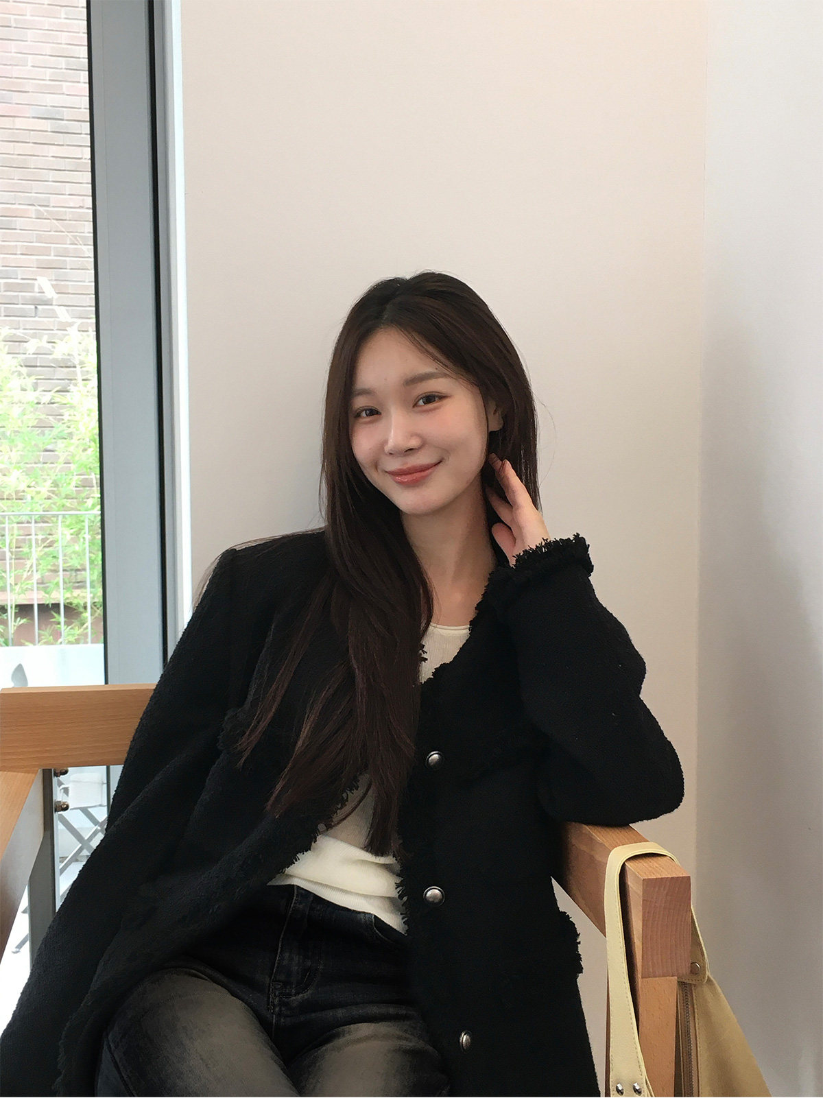 Roer Pocket Fringe Tweed Jacket