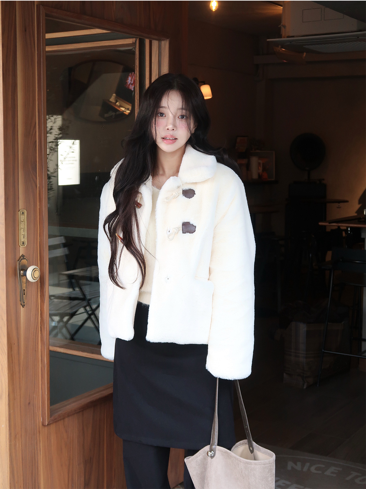 Linton Toggle Fur Jacket