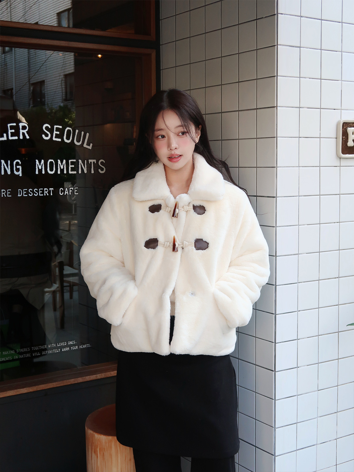 Linton Toggle Fur Jacket