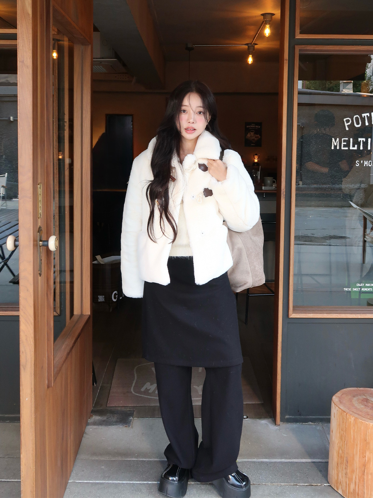 Linton Toggle Fur Jacket