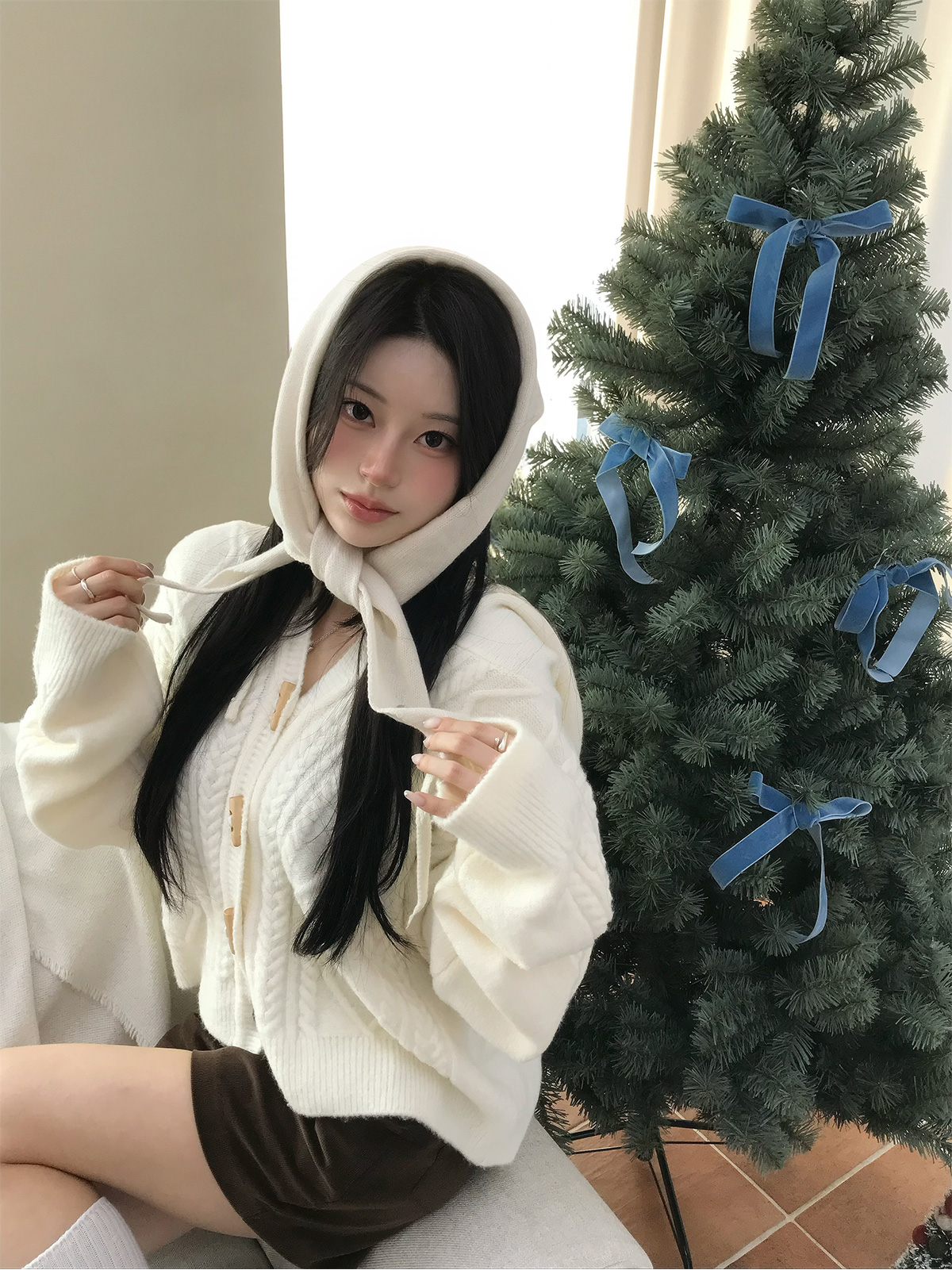 Kinel Two-Way Knit Scarf